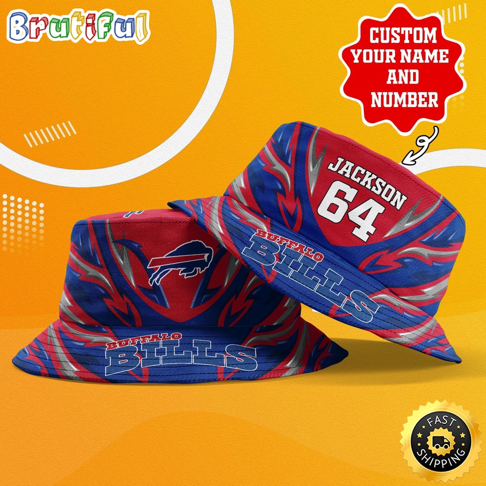Sportswearmerch Buffalo Bills NFL Personalized Bucket Hat For Fan