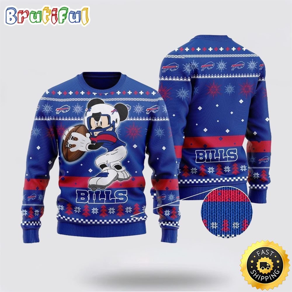 Sportswearmerch Buffalo Bills NFL Personalized Christmas Sweater For Fan