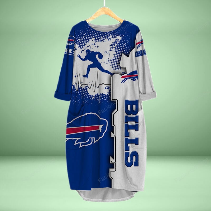 Sportswearmerch Buffalo Bills NFL Personalized Pocket Dress For Fan