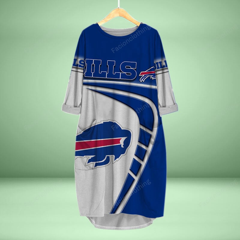 Sportswearmerch Buffalo Bills NFL Personalized Pocket Dress For Fan