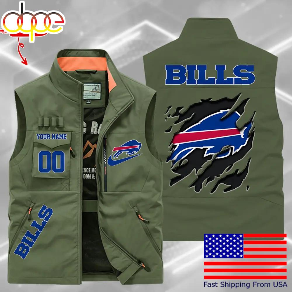 Sportswearmerch Buffalo Bills NFL Personalized Pocket Vest For Fan