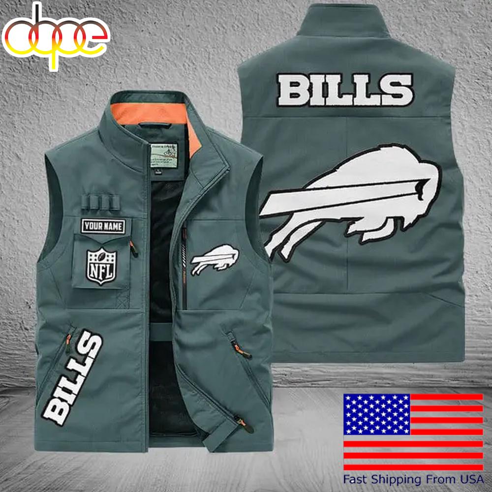 Sportswearmerch Buffalo Bills NFL Personalized Pocket Vest For Fans For Fan