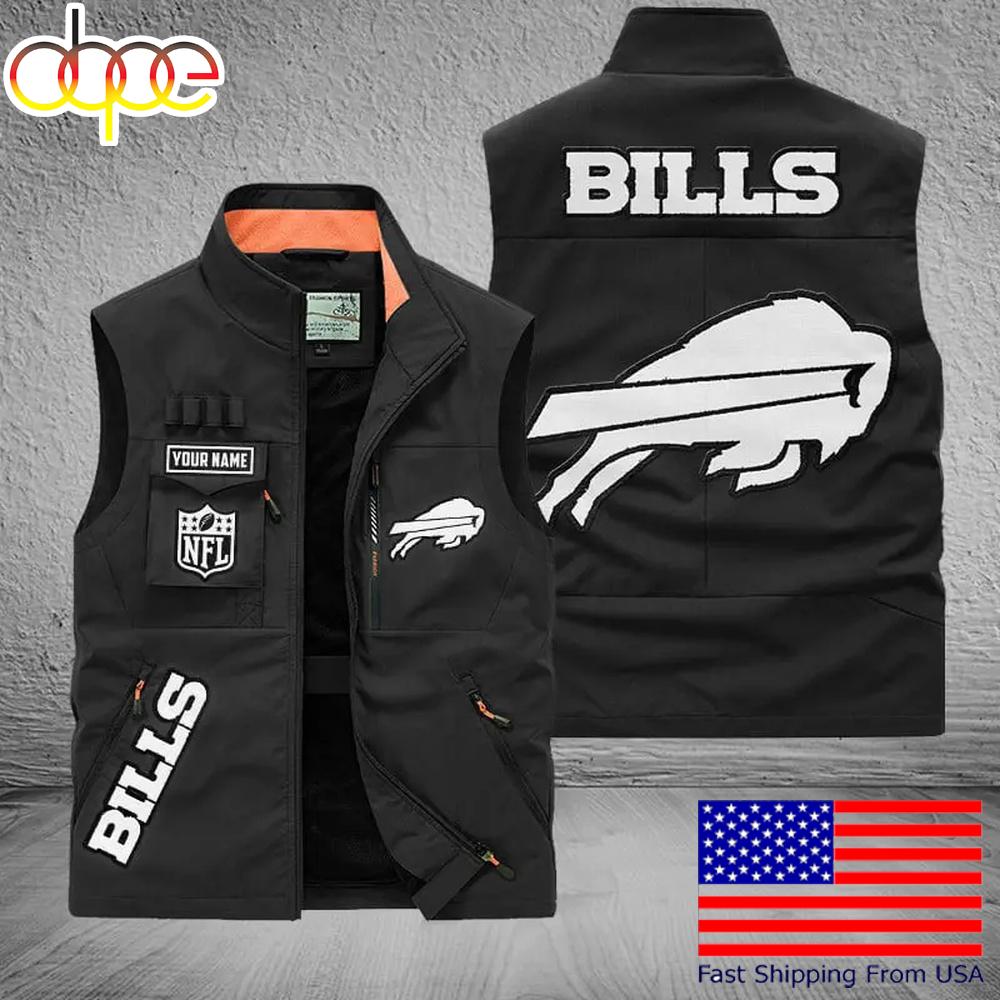 Sportswearmerch Buffalo Bills NFL Personalized Pocket Vest For Fans For Fan