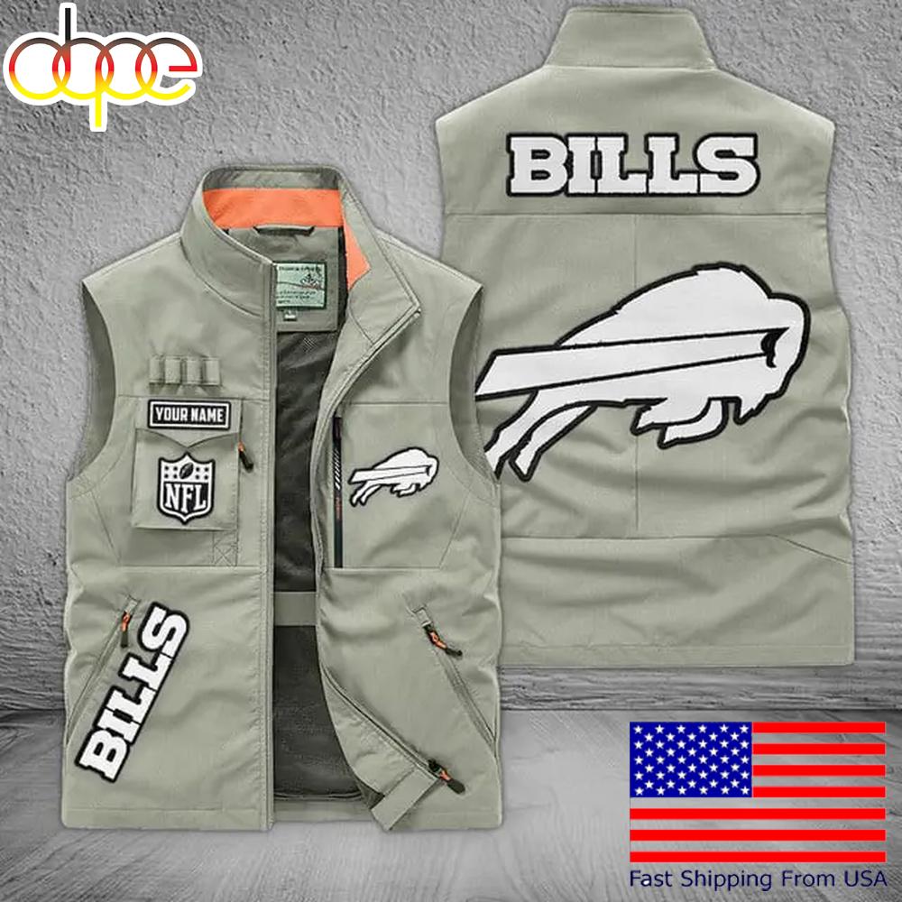Sportswearmerch Buffalo Bills NFL Personalized Pocket Vest For Fans For Fan