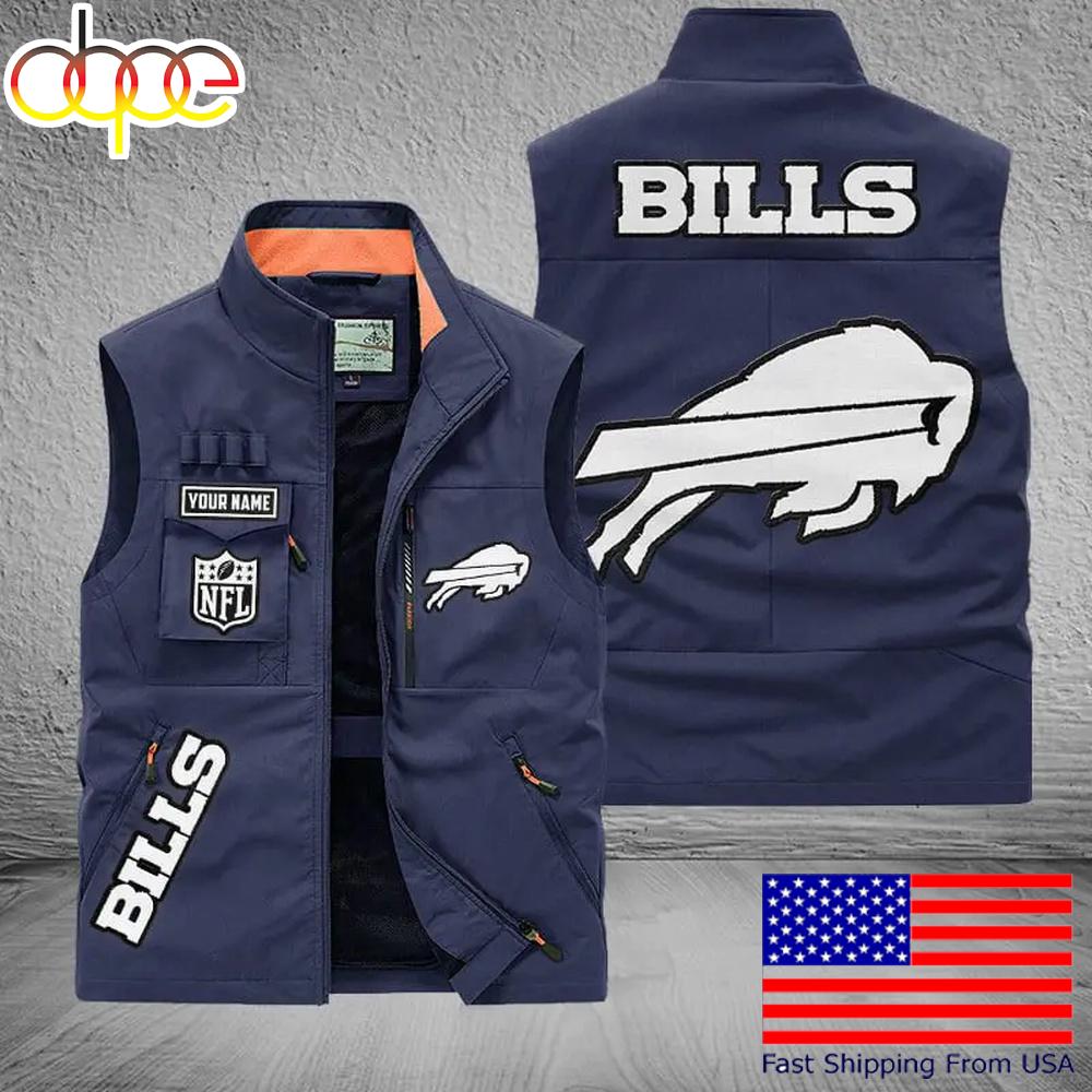 Sportswearmerch Buffalo Bills NFL Personalized Pocket Vest For Fans For Fan