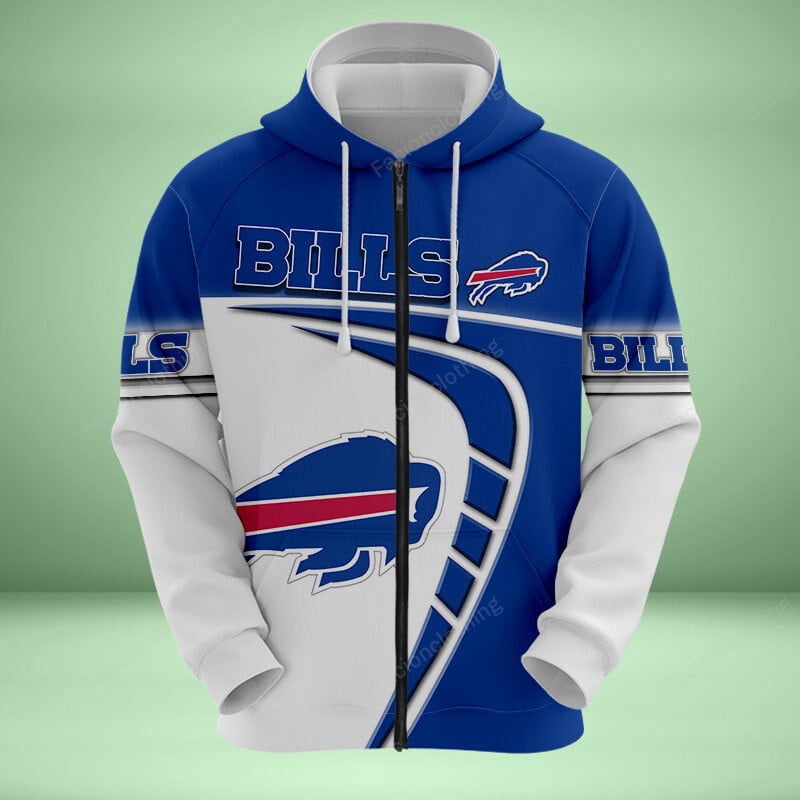Sportswearmerch Buffalo Bills NFL Personalized Zip Hoodie For Fan