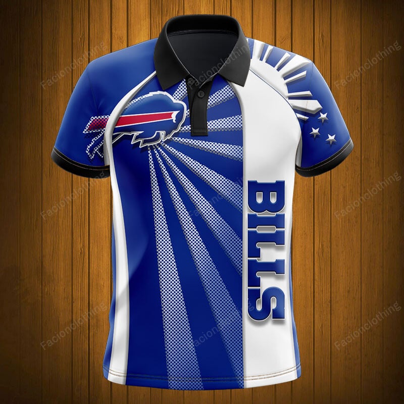 Sportswearmerch Buffalo Bills NFL Polo Shirt Personalized For Fan