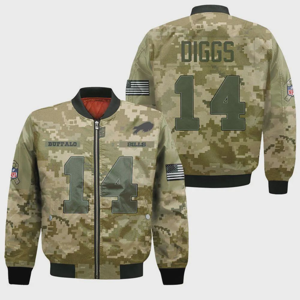 Sportswearmerch Buffalo Bills NFL Stefon Diggs Bomber Jacket For Fan