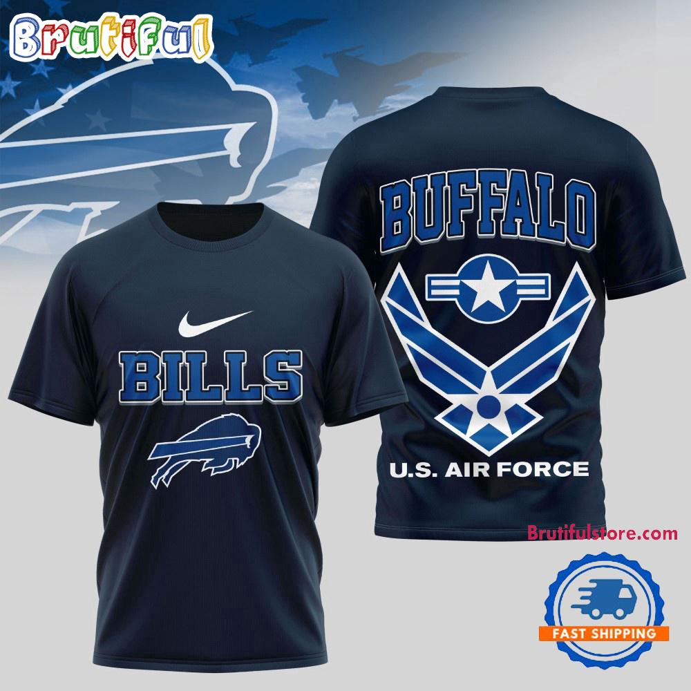 Sportswearmerch Buffalo Bills NFL Us Air Force Military T-Shirt For Fan