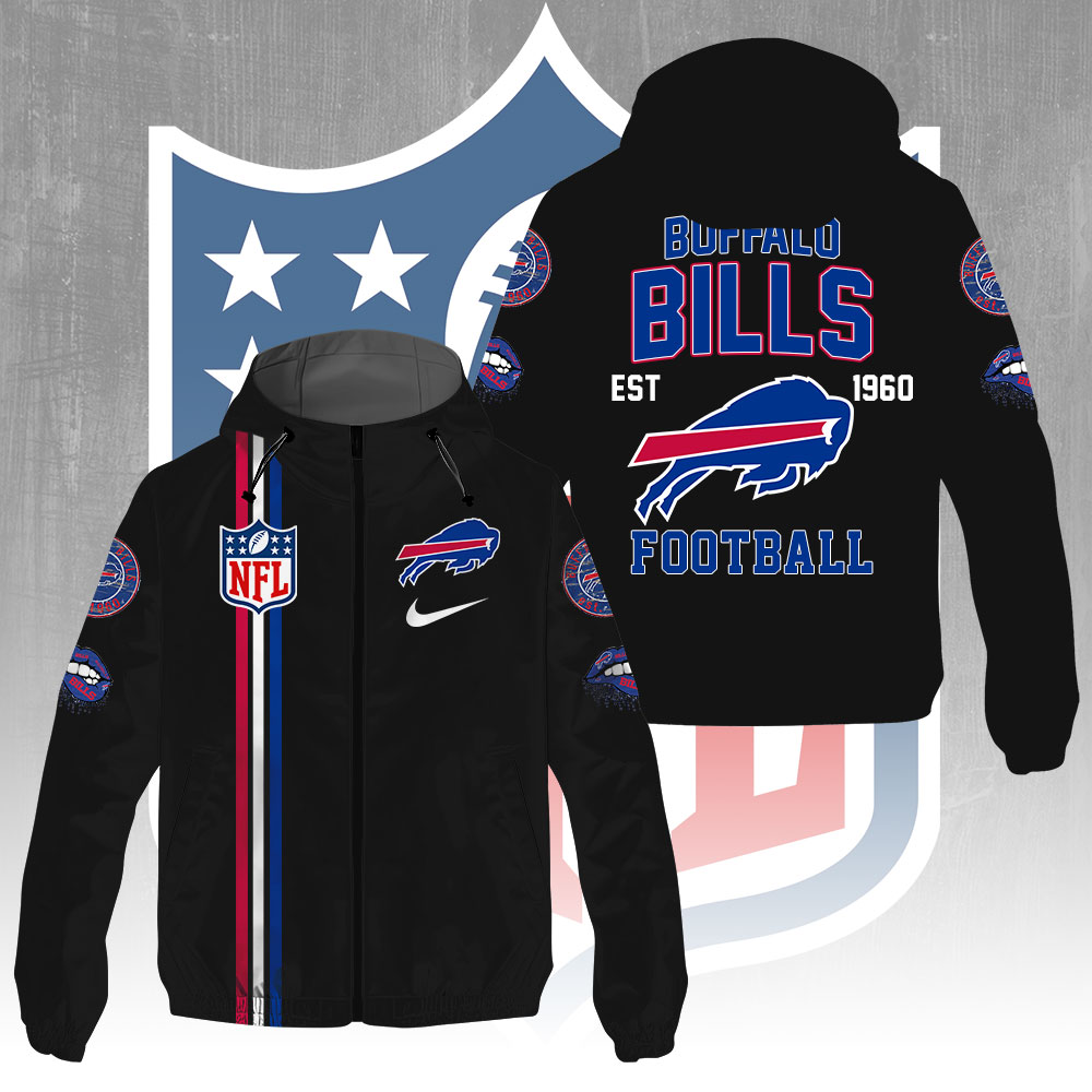 Sportswearmerch Buffalo Bills NFL Windbreaker Jacket For Fan