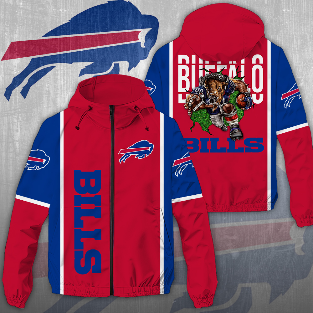 Sportswearmerch Buffalo Bills NFL Windbreaker Jacket For Fan