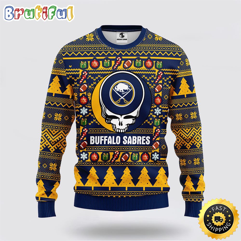 Sportswearmerch Buffalo Sabres NHL Christmas Fleece Sweater For Fan