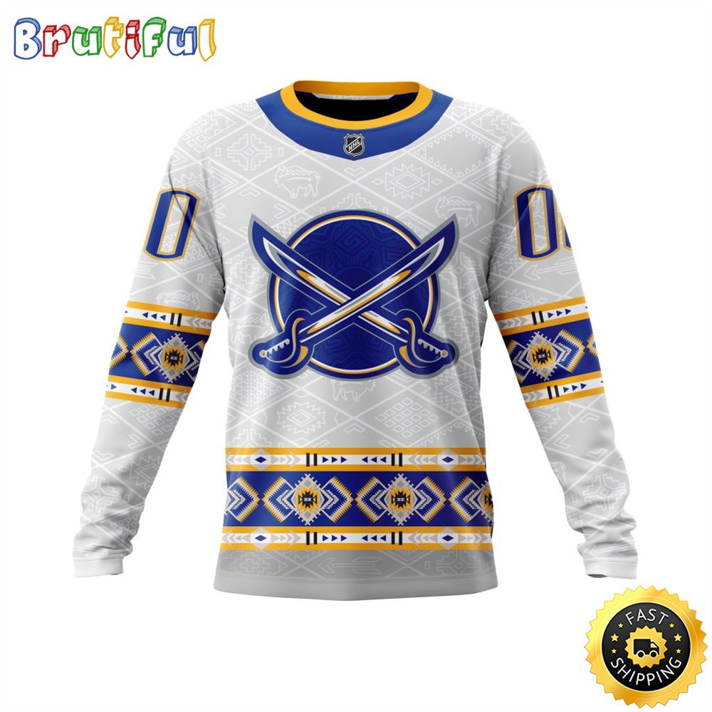 Sportswearmerch Buffalo Sabres NHL Native Concepts Personalized Sweater For Fan