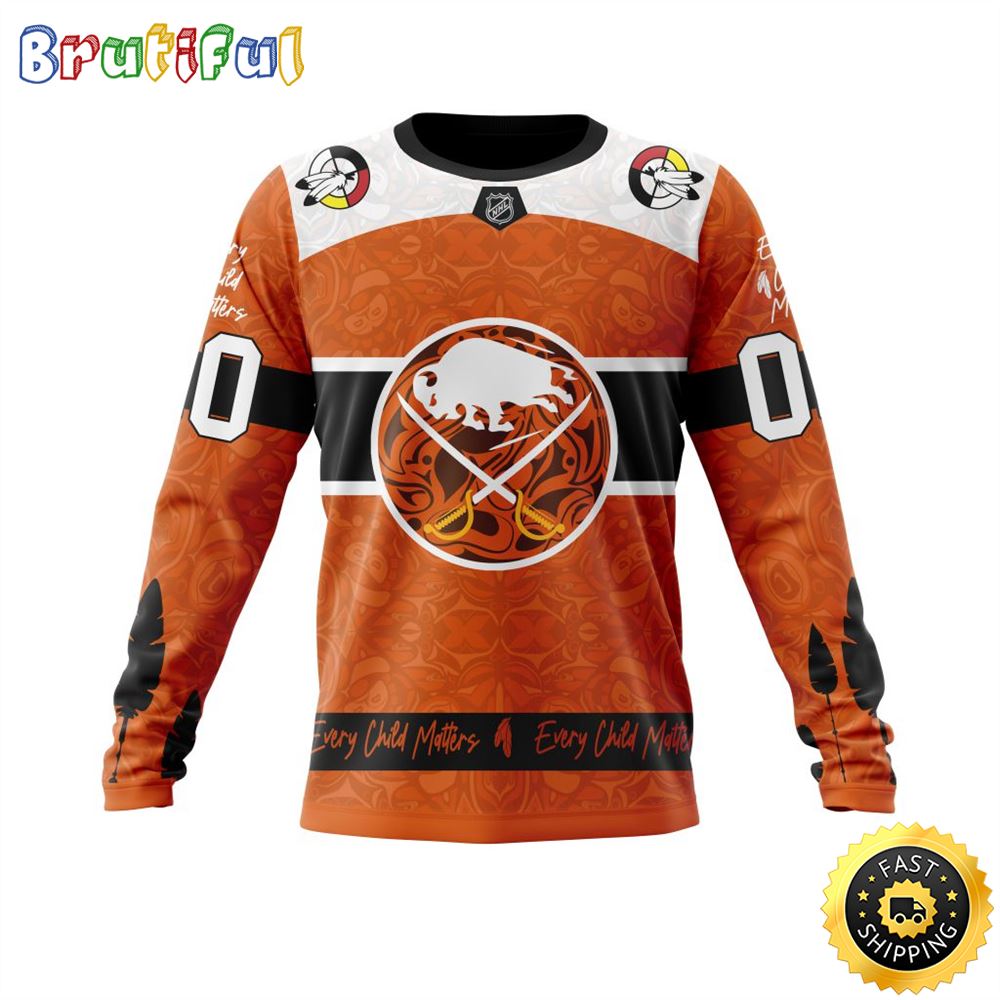 Sportswearmerch Buffalo Sabres NHL Support Child Lives Matter Personalized Sweater For Fan