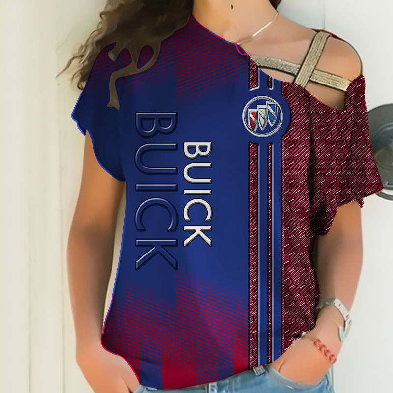 Sportswearmerch Buick Car Personalized Fashion Strapless Short Sleeve For Fan