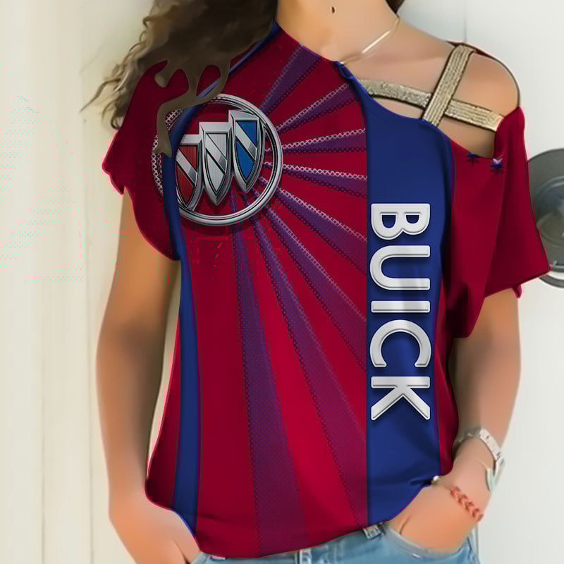 Sportswearmerch Buick Car Personalized Fashion Strapless Short Sleeve For Fan