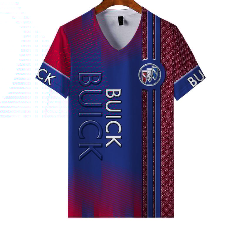 Sportswearmerch Buick Car Personalized Fashion V-neck Women T-shirt For Fan