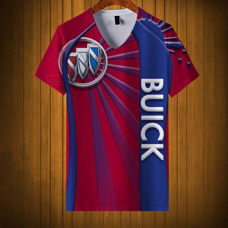 Sportswearmerch Buick Car Personalized Fashion V-neck Women T-shirt For Fan