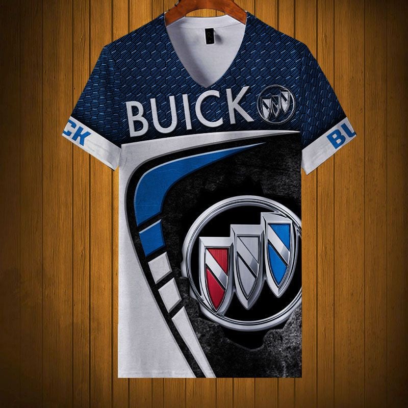 Sportswearmerch Buick Car Personalized Fashion V-neck Women T-shirt For Fan