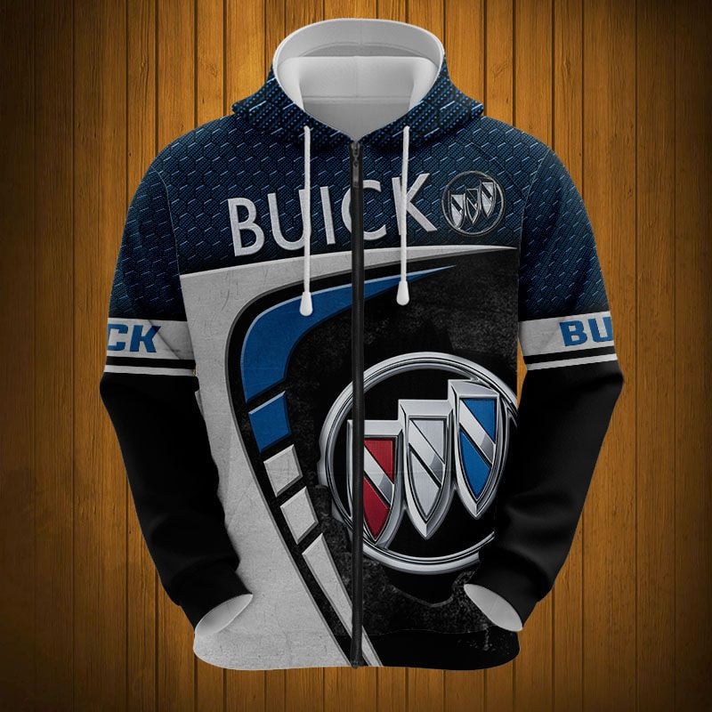 Sportswearmerch Buick Car Personalized Fashion Zip Hoodie For Fan