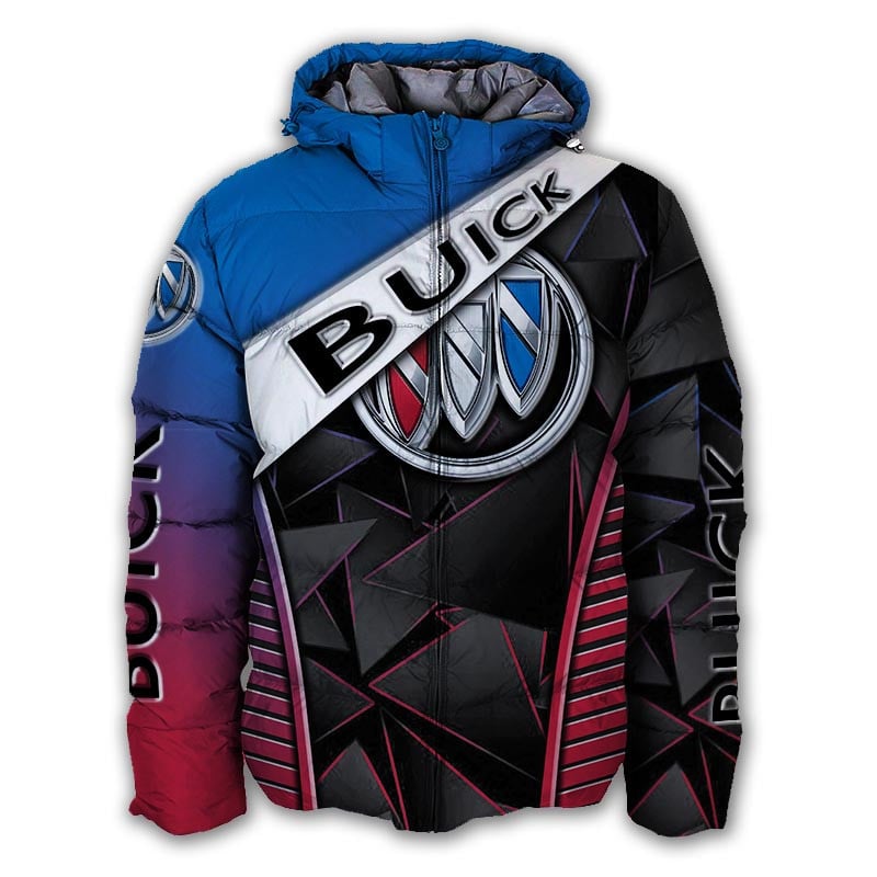 Sportswearmerch Buick Car Personalized Puffer Jacket For Fan