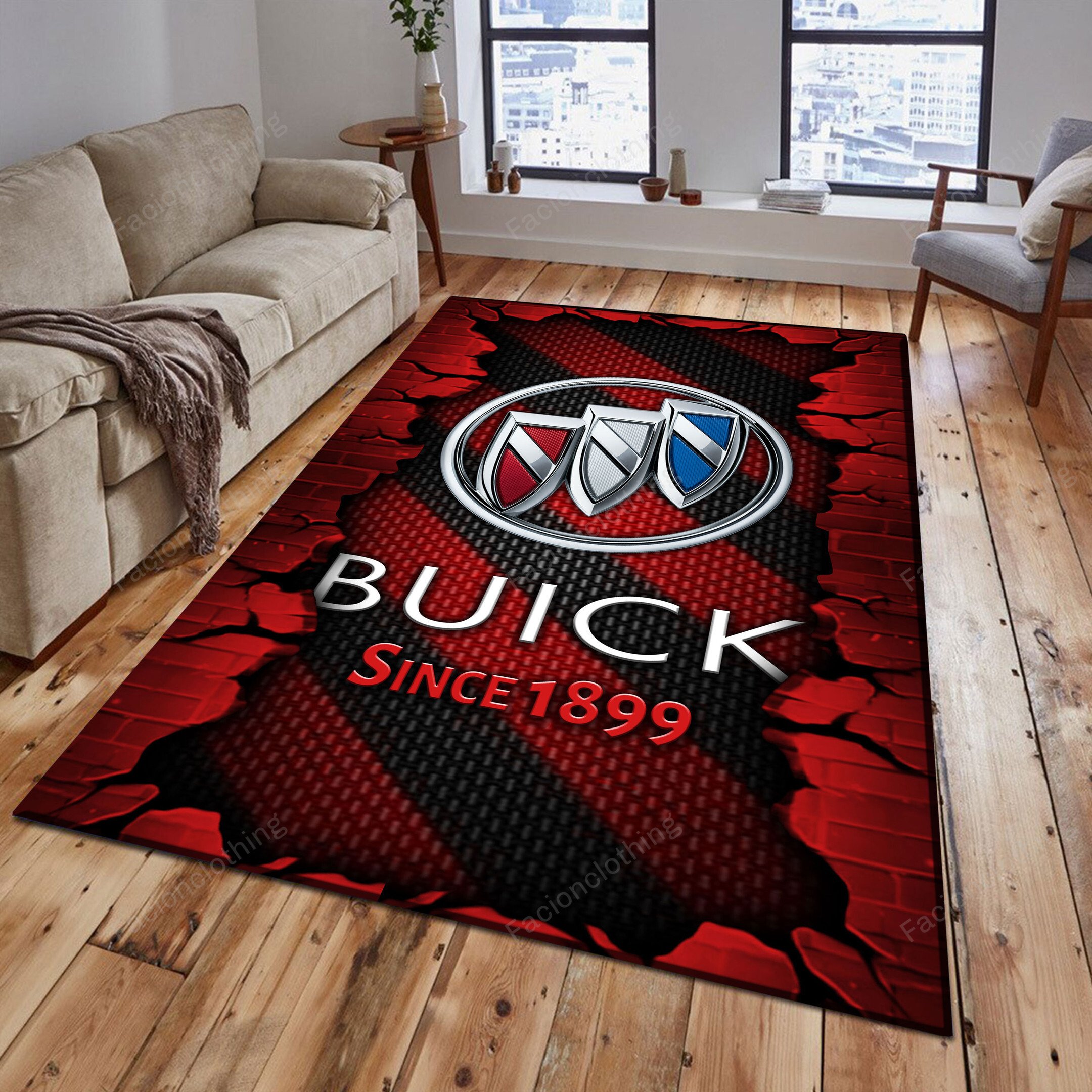 Sportswearmerch Buick Car Personalized Rug For Fan