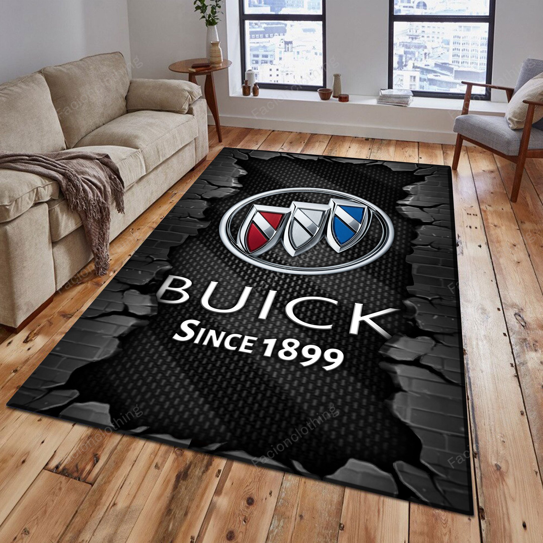 Sportswearmerch Buick Car Personalized Rug For Fan