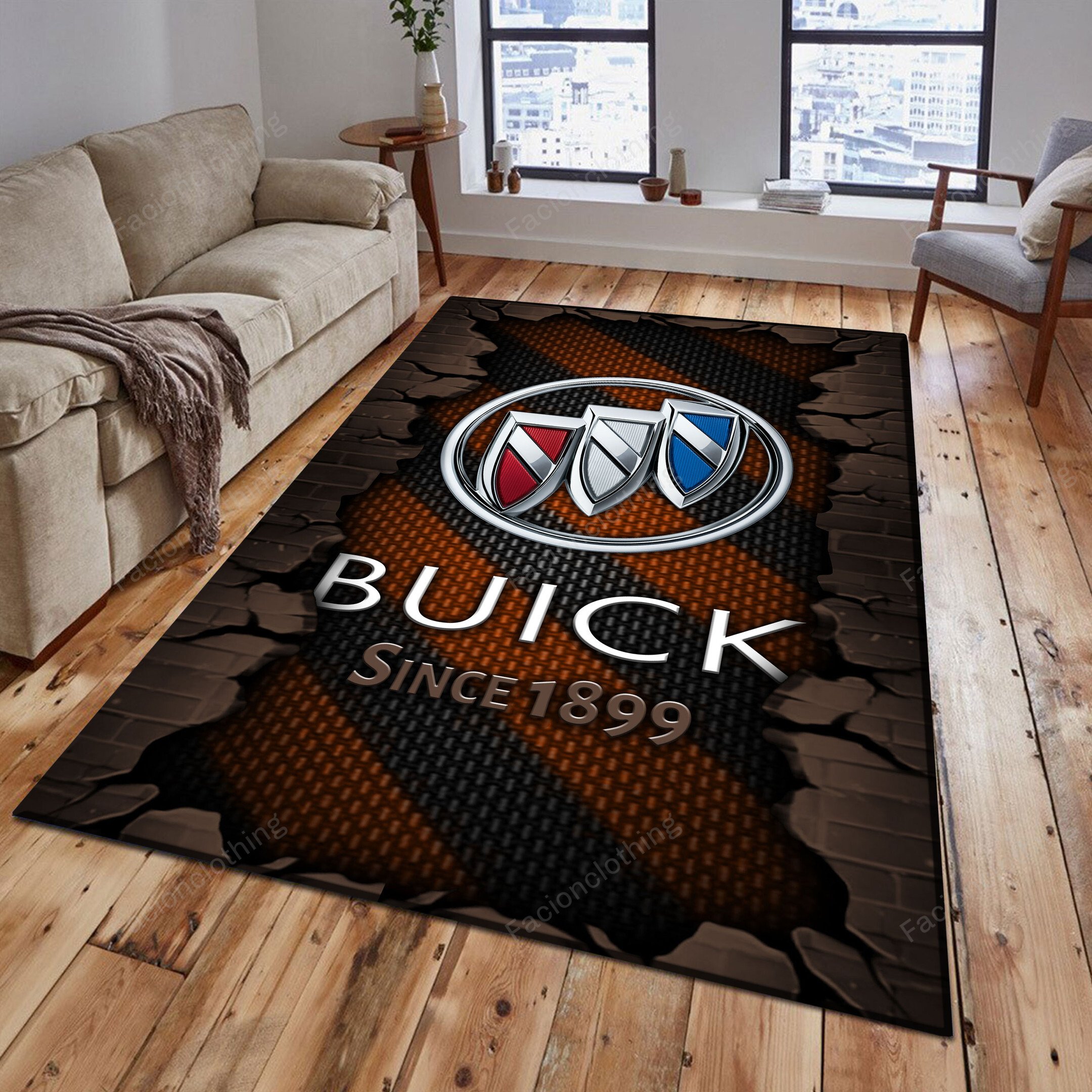 Sportswearmerch Buick Car Personalized Rug For Fan