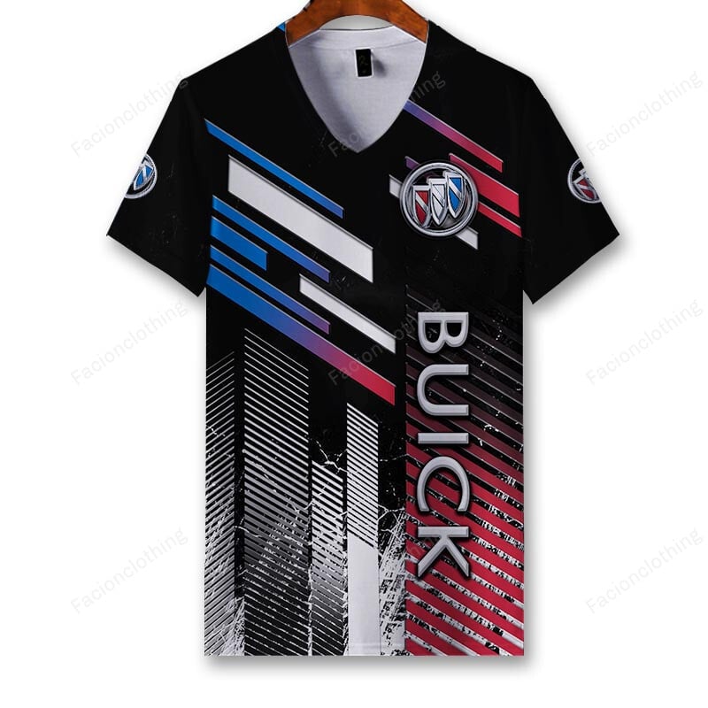 Sportswearmerch Buick Car Personalized V-neck Women T-shirt For Fan