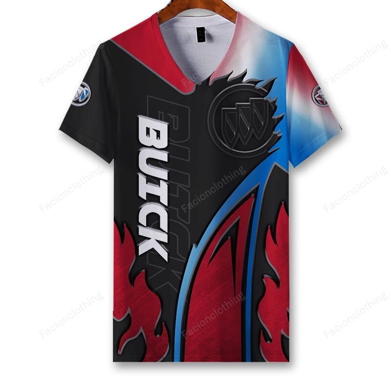 Sportswearmerch Buick Car Personalized V-neck Women T-shirt For Fan