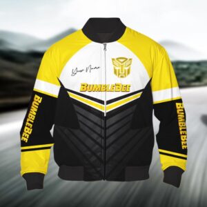Sportswearmerch Bumblebee Car Bomber Jacket For Fan