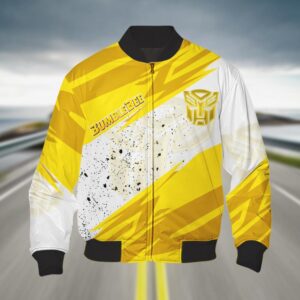 Sportswearmerch Bumblebee Car Bomber Jacket For Fan