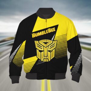 Sportswearmerch Bumblebee Car Bomber Jacket For Fan