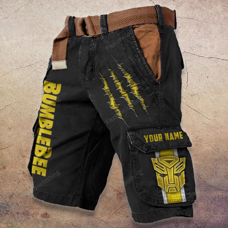 Sportswearmerch Bumblebee Car Denim Short For Fan