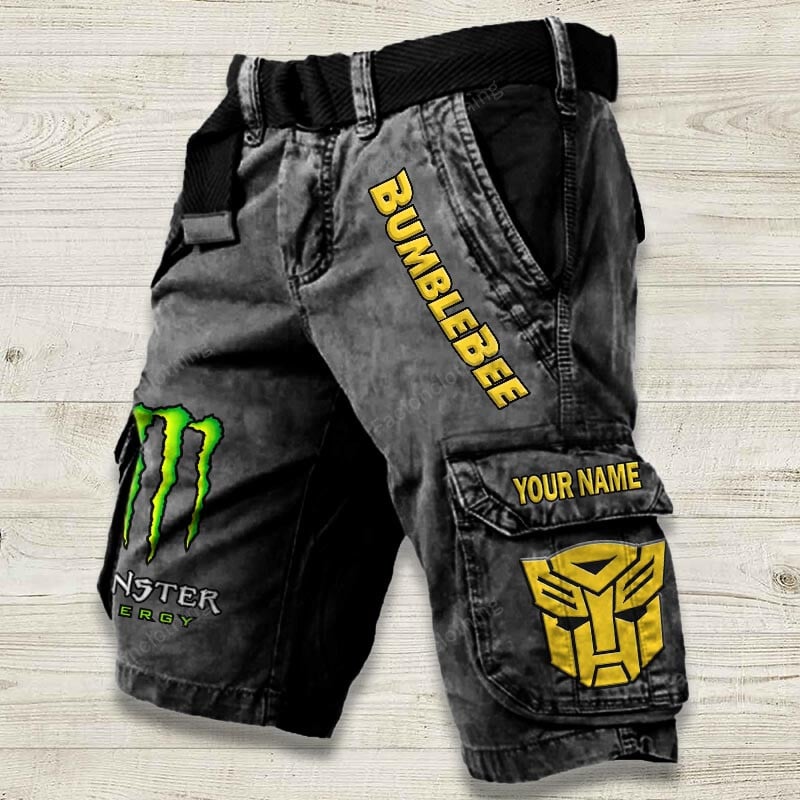 Sportswearmerch Bumblebee Car Denim Short For Fan