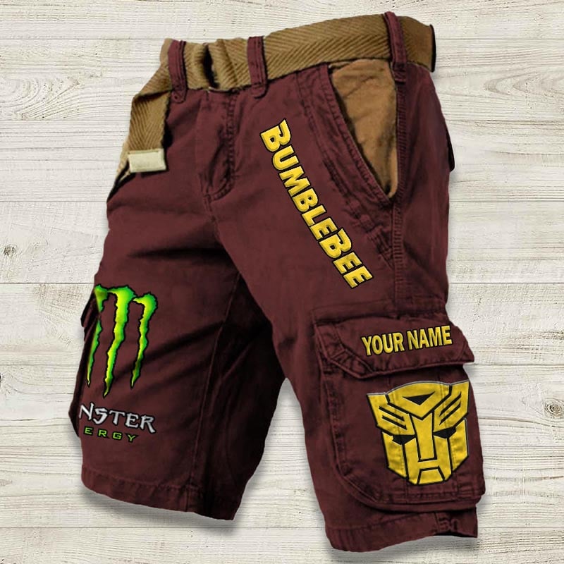 Sportswearmerch Bumblebee Car Denim Short For Fan