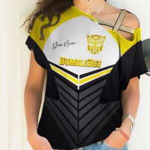 Sportswearmerch Bumblebee Car Strapless Sleeve Short For Fan