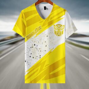 Sportswearmerch Bumblebee Car V-neck Women T-shirt For Fan
