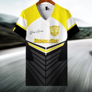 Sportswearmerch Bumblebee Car V-neck Women T-shirt For Fan