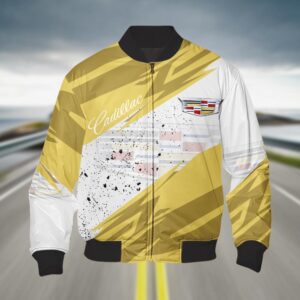 Sportswearmerch Cadillac Car Bomber Jacket For Fan