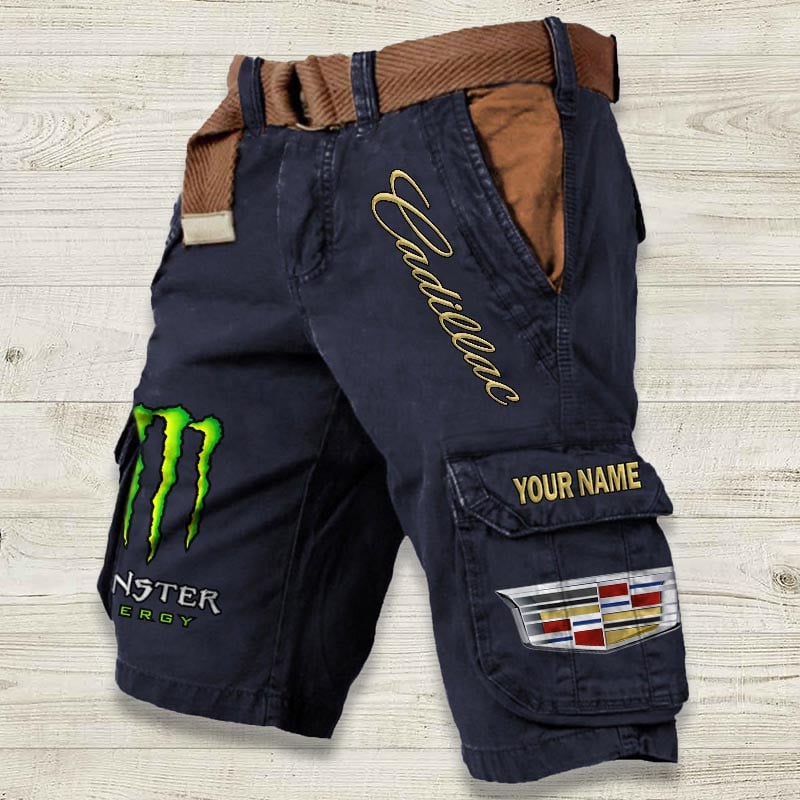 Sportswearmerch Cadillac Car Denim Short For Fan