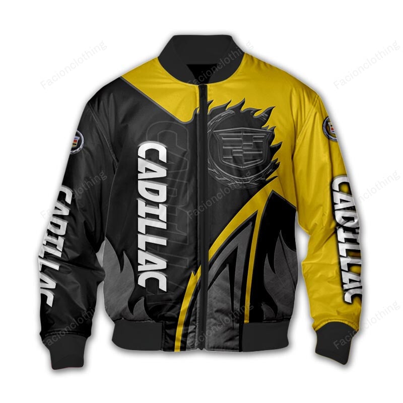 Sportswearmerch Cadillac Car Personalized Bomber Jacket For Fan