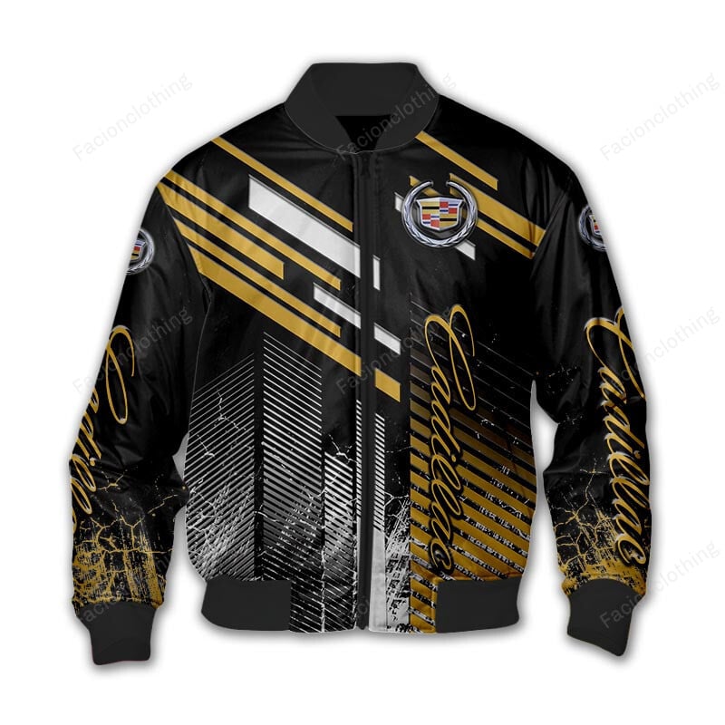 Sportswearmerch Cadillac Car Personalized Bomber Jacket For Fan