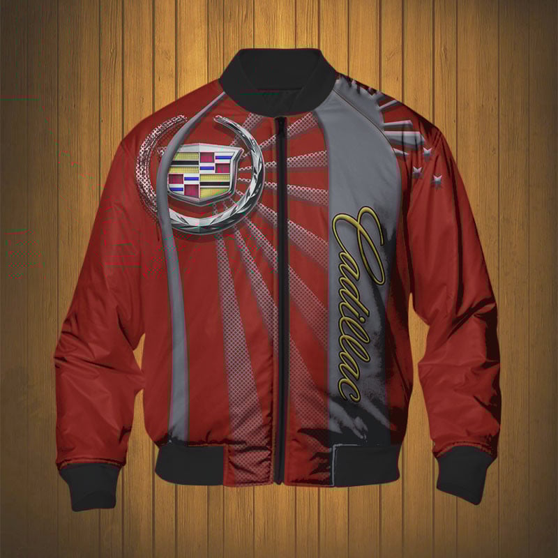 Sportswearmerch Cadillac Car Personalized Fashion Bomber Jacket For Fan