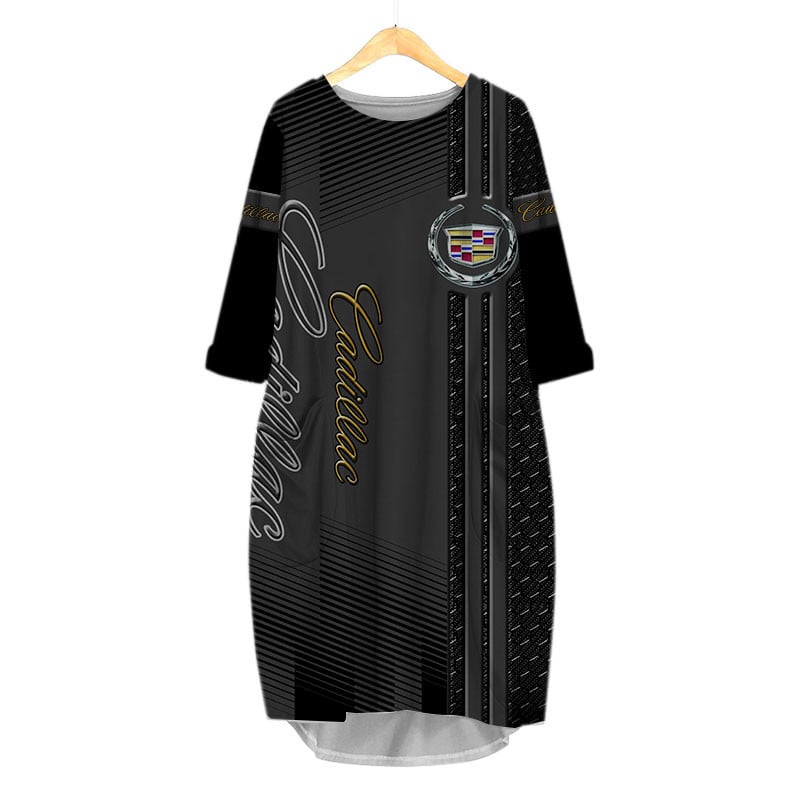 Sportswearmerch Cadillac Car Personalized Fashion Pocket Dress For Fan