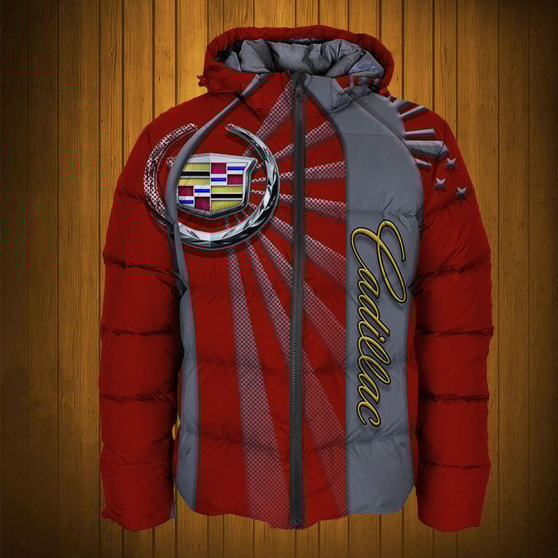 Sportswearmerch Cadillac Car Personalized Fashion Puffer Jacket For Fan
