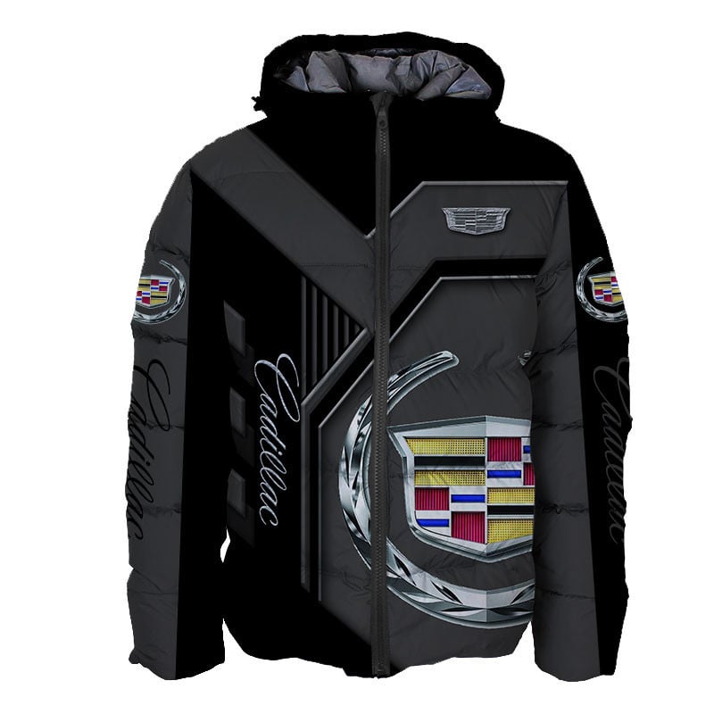 Sportswearmerch Cadillac Car Personalized Fashion Puffer Jacket For Fan