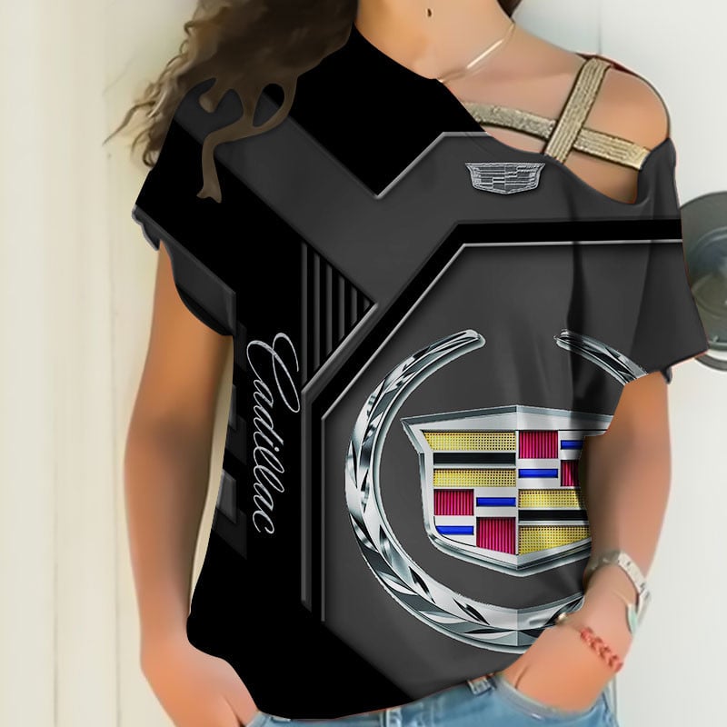 Sportswearmerch Cadillac Car Personalized Fashion Strapless Short Sleeve For Fan