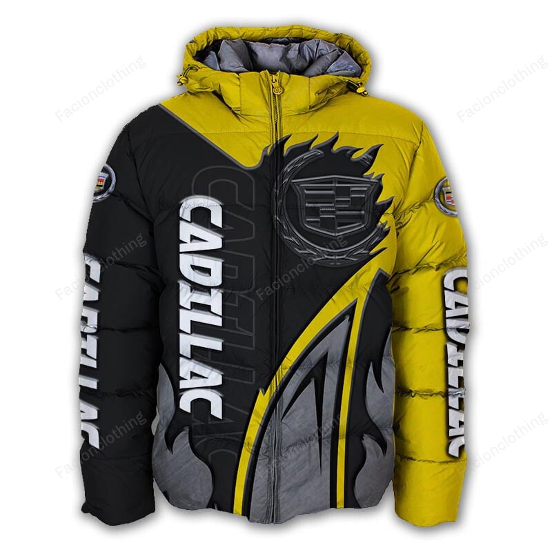 Sportswearmerch Cadillac Car Personalized Puffer Jacket For Fan
