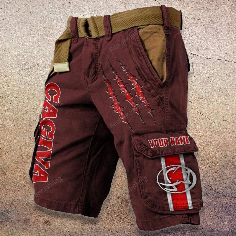 Sportswearmerch Cagiva Motorcycle Denim Short For Fan
